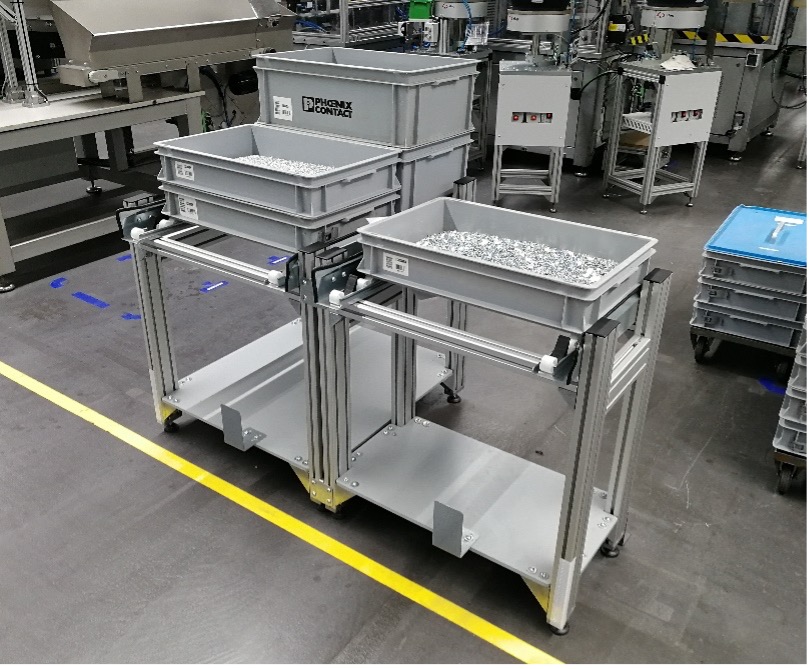 Durch die Verbindung des FTS mit dem AGV-Connect-System von Schmale Logtec entsteht eine neue Ebene effizienten Automation.